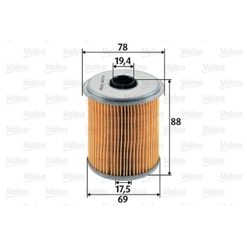 Kraftstofffilter Valeo 587910 f&uuml;r Renault