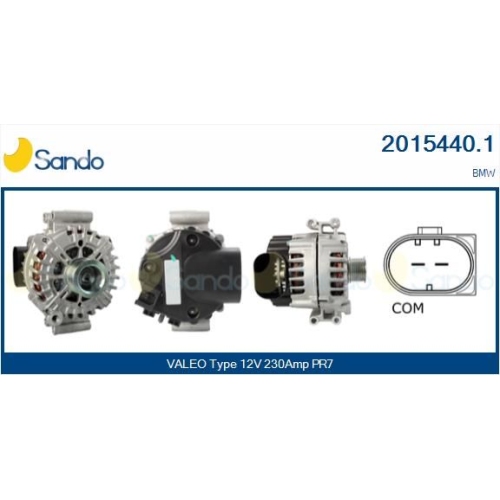 Generator Sando 2015440.1 f&uuml;r Bmw