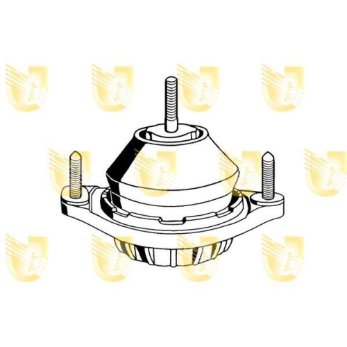 Lagerung Motor Unigom 396184 f&uuml;r Audi VW Vorne Vorne Links Vorne Rechts
