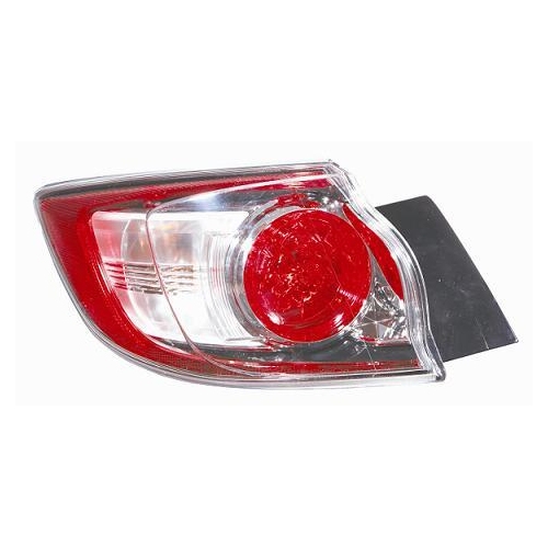 R&Uuml;CKLICHTEINHEIT RECHTS MAZDA 3 2009 5 T&Uuml;RER EXT. RICHTIGE DEPO-MARKE