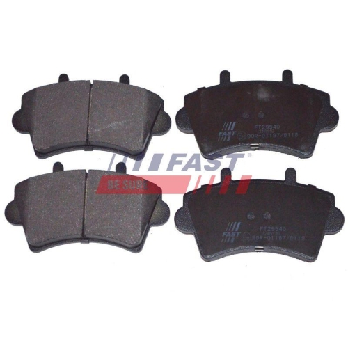 Bremsbelagsatz Scheibenbremse Fast FT29540 f&uuml;r Citro&euml;n Opel Renault Vorderachse