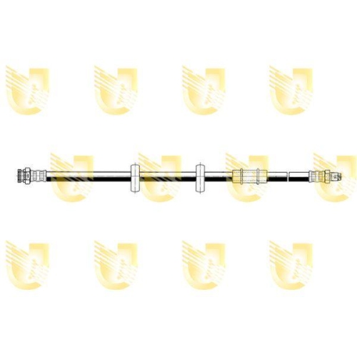 Bremsschlauch Unigom 372651 f&uuml;r Fiat Vorne
