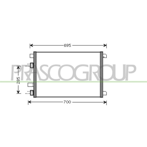 Kondensator Klimaanlage Prasco RN032C001 Aq für Renault