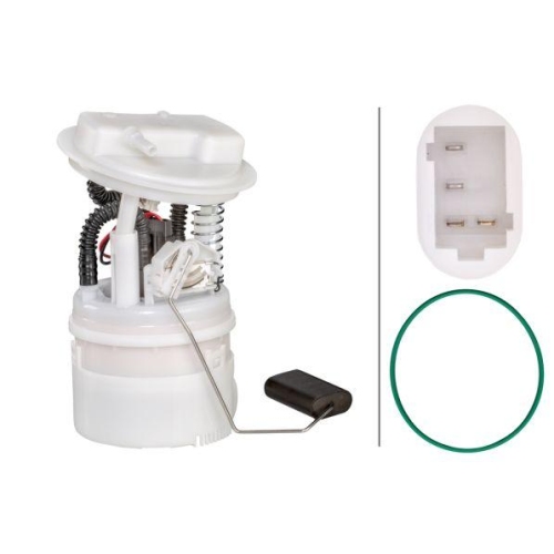 Kraftstoff Fördereinheit Hella 8TF 358 106-131 für Renault