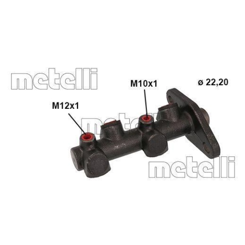 Hauptbremszylinder Metelli 05-1141 f&uuml;r Ford