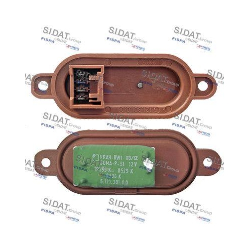 Resistor Interior Blower Sidat 10.9003 for Alfa Romeo Citroën Fiat Lancia
