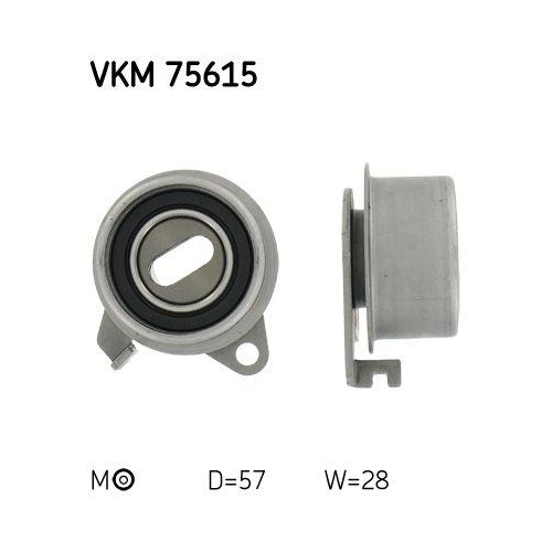 Spannrolle Zahnriemen Skf VKM 75615 für Mitsubishi