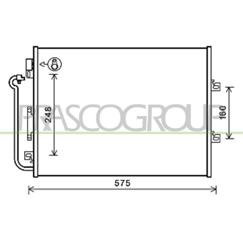 Kondensator Klimaanlage Prasco RN306C001 Prascoselection f&uuml;r Renault
