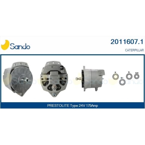 Generator Sando 2011607.1 für Cummins Caterpillar Volvo Penta