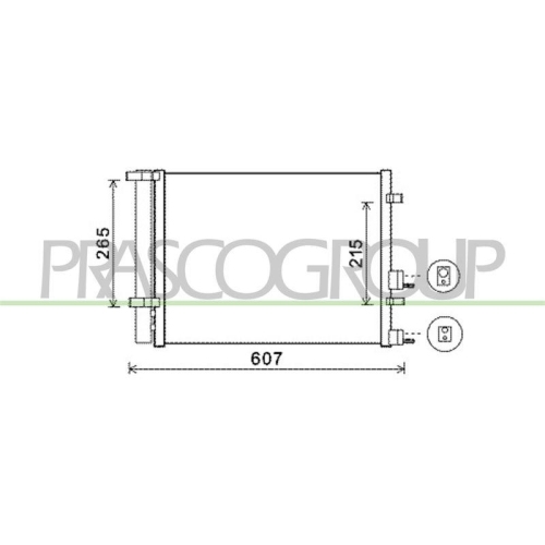 Kondensator Klimaanlage Prasco HN200C001 Prascoselection f&uuml;r Hyundai