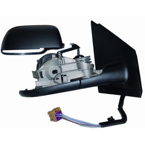 R&Uuml;CKANSICHT VOLKSWAGEN POLO 2001 ELEKTRISCH. BEGRIFF. SCHWARZ RECHTE DEPO-MA