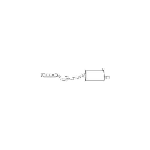 Endschalld&auml;mpfer Sigam 15660 f&uuml;r Bmw Hinten