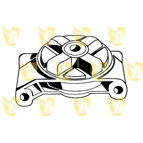 Lagerung Motor Unigom 396193 f&uuml;r Audi VW Getriebeseitig Hinten Vorne Links