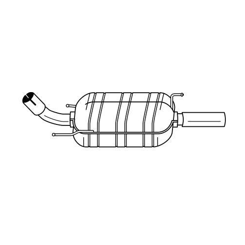 Endschalld&auml;mpfer Sigam 26636 f&uuml;r Ford