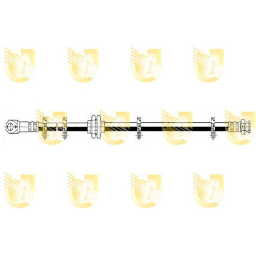 Bremsschlauch Unigom 372680 f&uuml;r Fiat Lancia Vorne