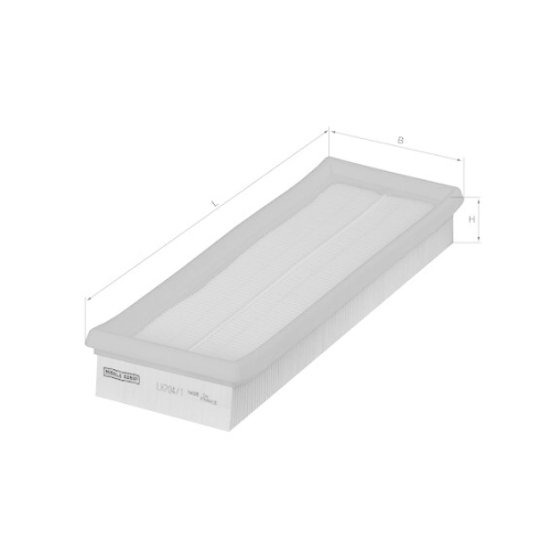 Luftfilter Mahle LX 704/1 f&uuml;r Gmc Nissan Opel Renault Vauxhall General Motors