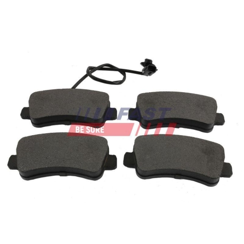 Bremsbelagsatz Scheibenbremse Fast FT29538HD f&uuml;r Nissan Opel Renault Hinterachse