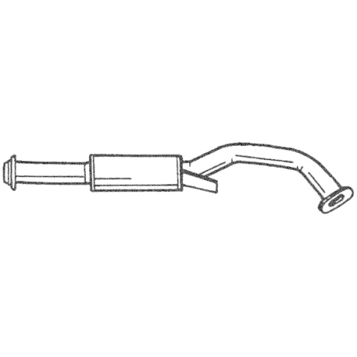 Mittelschalld&auml;mpfer Sigam 37400 f&uuml;r Hyundai Mitsubishi