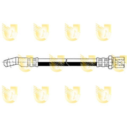Bremsschlauch Unigom 372700 f&uuml;r Fiat Vorne