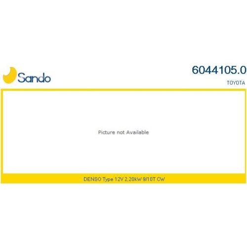 Starter Sando 6044105.0 für Toyota