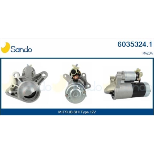 Starter Sando 6035324.1 für Honda Mazda Mitsubishi