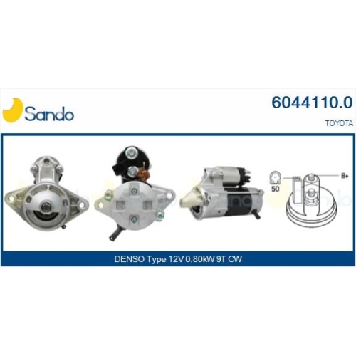 Starter Sando 6044110.0 für Toyota