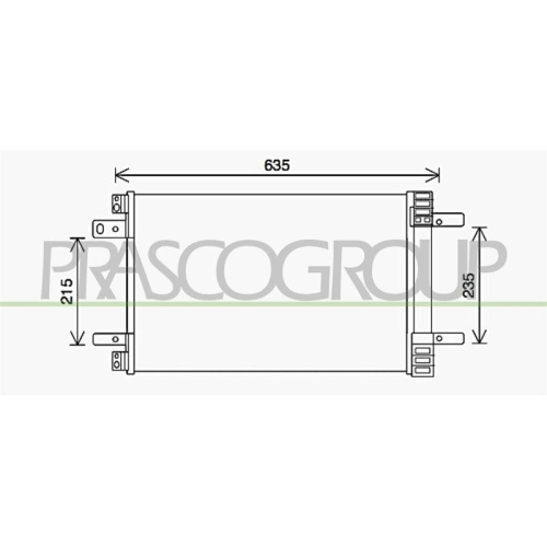 Kondensator Klimaanlage Prasco PG428C001 Prascoselection f&uuml;r Citro&euml;n Peugeot