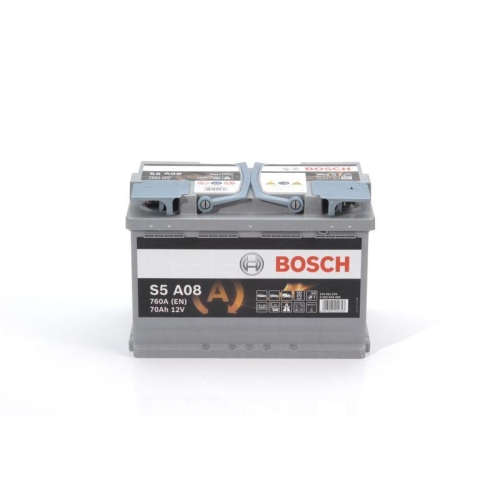 Starterbatterie Bosch 0092S5A080 S5a Agm für Audi Barreiros Bmw Citroën Daf Ford