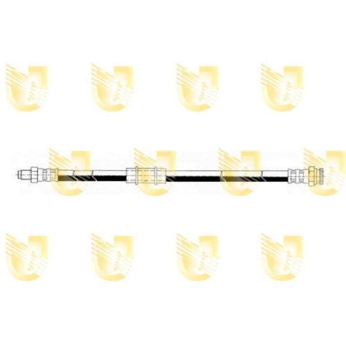 Bremsschlauch Unigom 372736 f&uuml;r Fiat Vorne