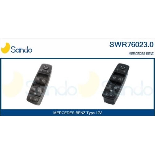 Schalter Fensterheber Sando SWR76023.0 für Mercedes Benz Mercedes Benz