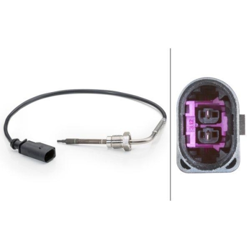 Sensor Abgastemperatur Hella 6PT 014 494-071 für Audi Seat VW Hitachi