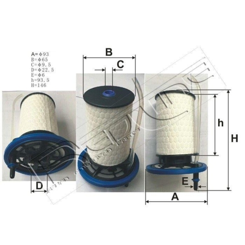 Fuel Filter Red-line 37JE016 for Chrysler Fiat Opel Peugeot Renault Vauxhall