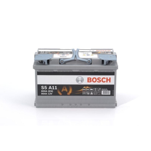 Starter Battery Bosch 0092S5A110 S5a Agm for Audi Bmw Chrysler Ford Jaguar Opel