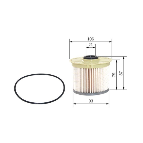 Kraftstofffilter Bosch F026402861 f&uuml;r Isuzu
