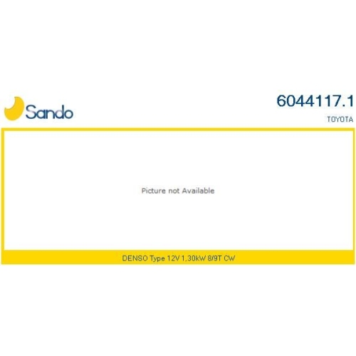 Starter Sando 6044117.1 f&uuml;r Toyota