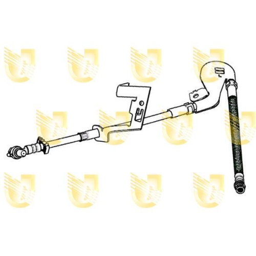 Bremsschlauch Unigom 378433 f&uuml;r Citro&euml;n Peugeot Vorderachse Links