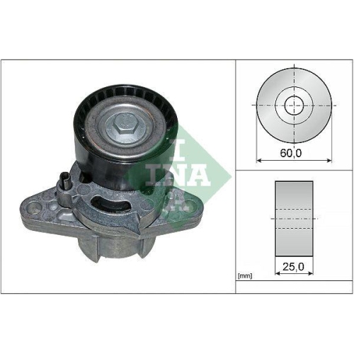 Riemenspanner Keilrippenriemen Schaeffler Ina 534 0271 10 für Nissan Renault
