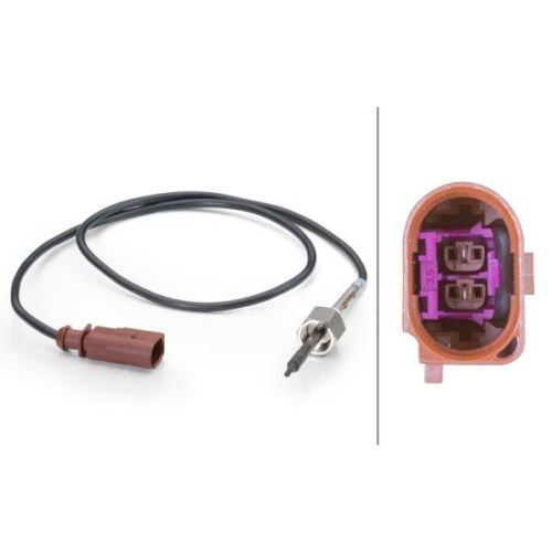 Sensor Abgastemperatur Hella 6PT 014 494-121 für VW Nach Rußpartikelfilter