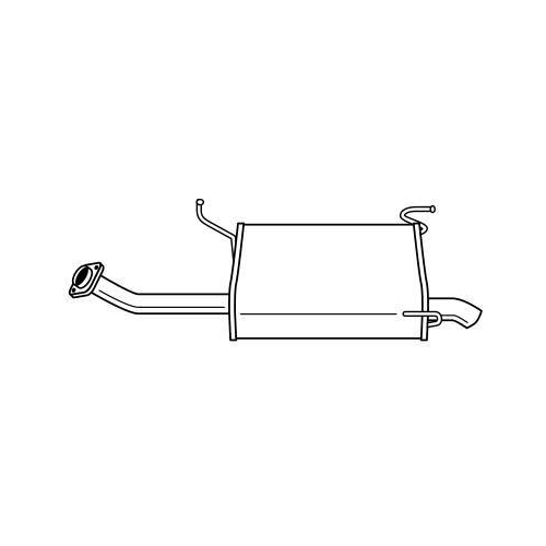 Endschalld&auml;mpfer Sigam 38621 f&uuml;r Nissan