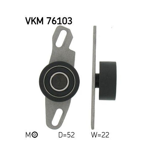 Spannrolle Zahnriemen Skf VKM 76103 für Suzuki