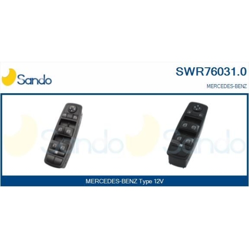 Schalter Fensterheber Sando SWR76031.0 für Mercedes Benz Mercedes Benz