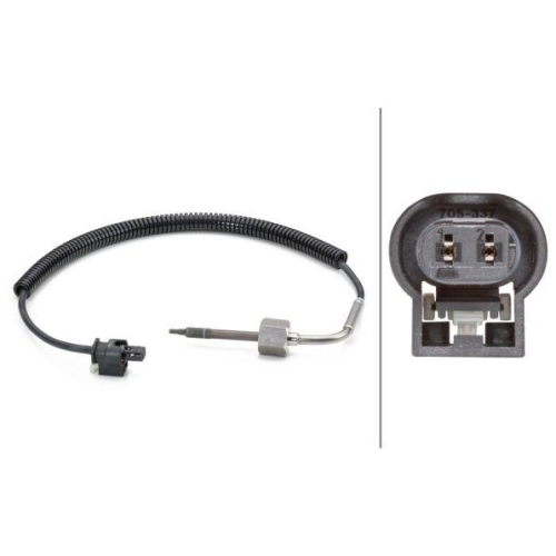 Sensor Abgastemperatur Hella 6PT 014 494-131 für Mercedes Benz Mercedes Benz