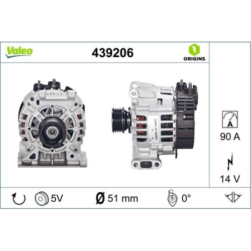 Alternator Valeo 439206 Valeo Origins New Oe Technology for Mercedes Benz