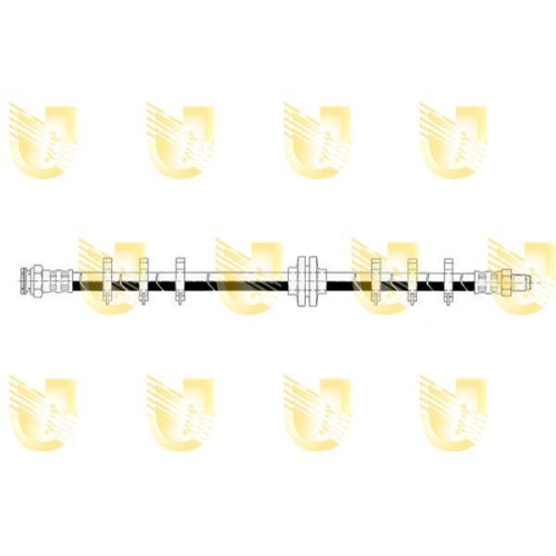 Bremsschlauch Unigom 372805 f&uuml;r Fiat Lancia Vorne
