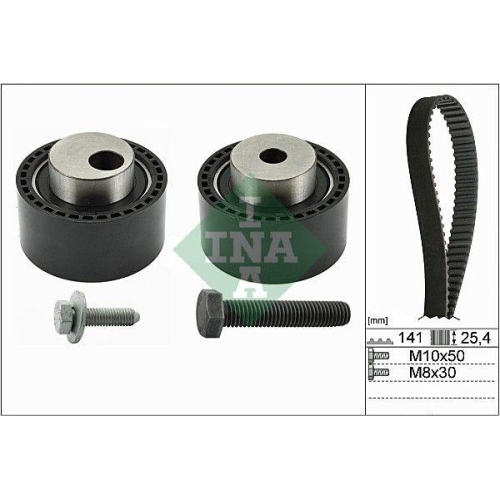 Zahnriemensatz Schaeffler Ina 530 0111 10 für Citroën Fiat Peugeot Suzuki
