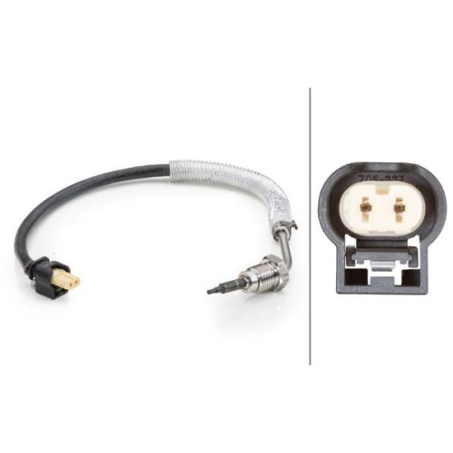 Sensor Abgastemperatur Hella 6PT 014 494-191 f&uuml;r Mercedes Benz Mercedes Benz