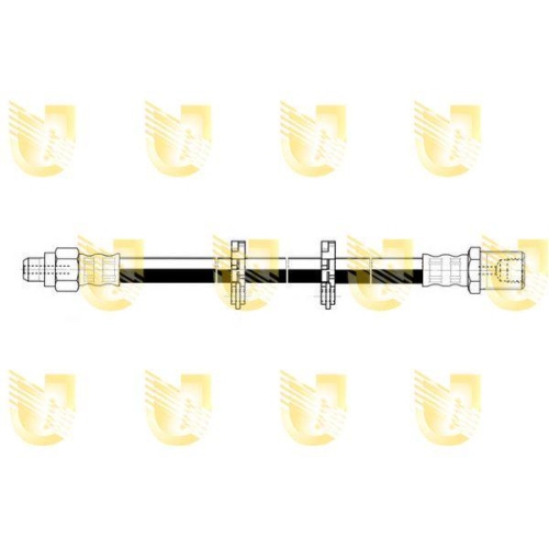 Bremsschlauch Unigom 372809 für Alfa Romeo Fiat Iveco Vorne