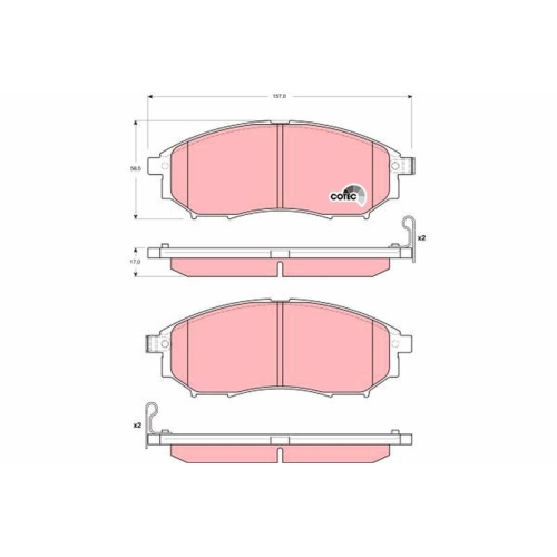TRW Automotive AfterMarket GDB3392 Frenos