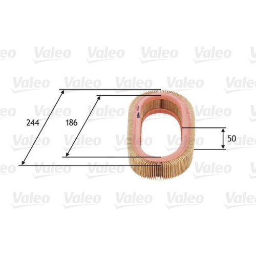 Luftfilter Valeo 585616 f&uuml;r Citro&euml;n Ford