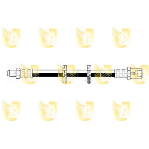 Bremsschlauch Unigom 372811 f&uuml;r Iveco Vorne